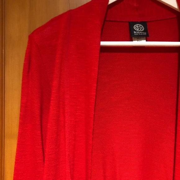 Bobeau  | Red cardigan - Picture 4 of 8